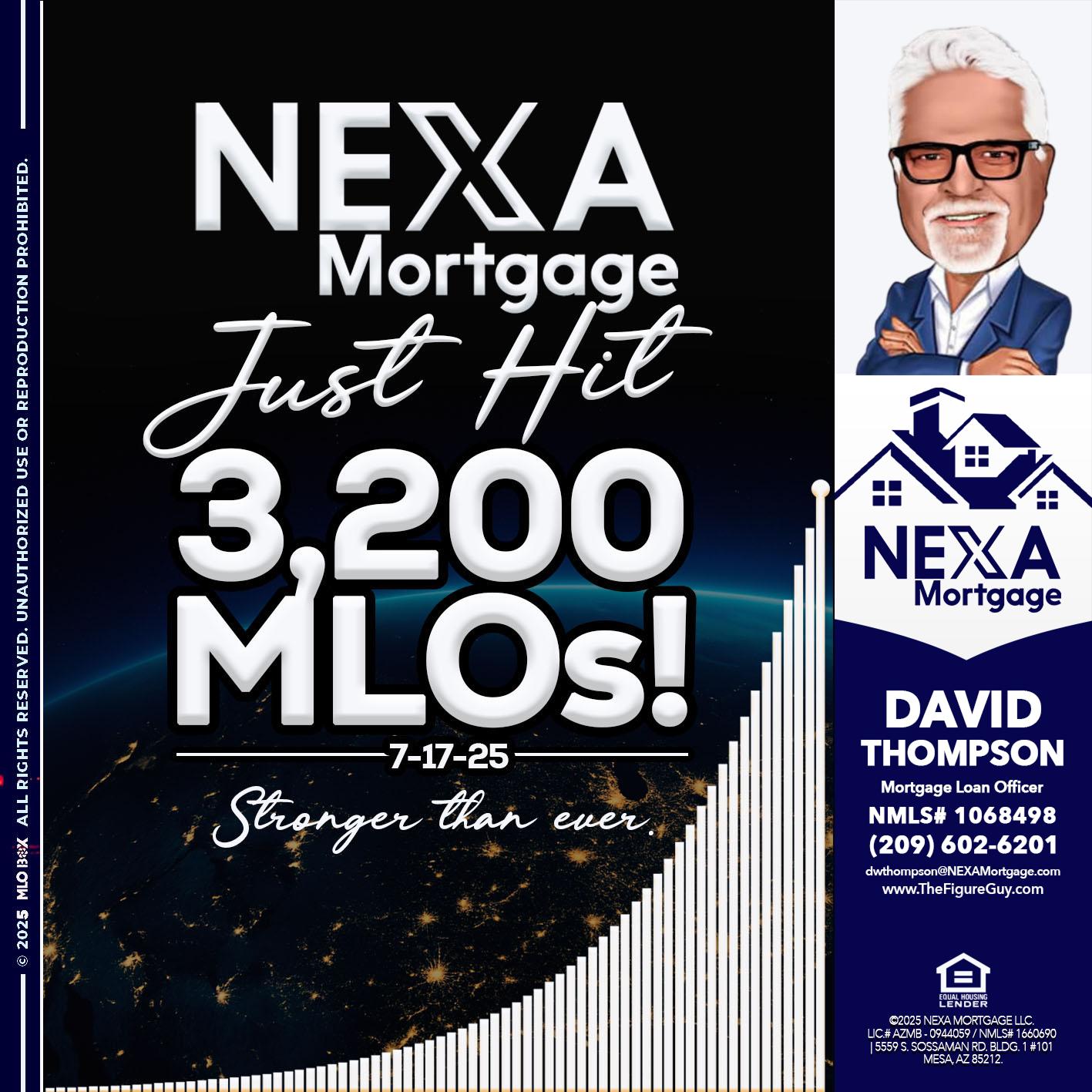 3200 MLOs - David Thompson -Mortgage Loan Officer