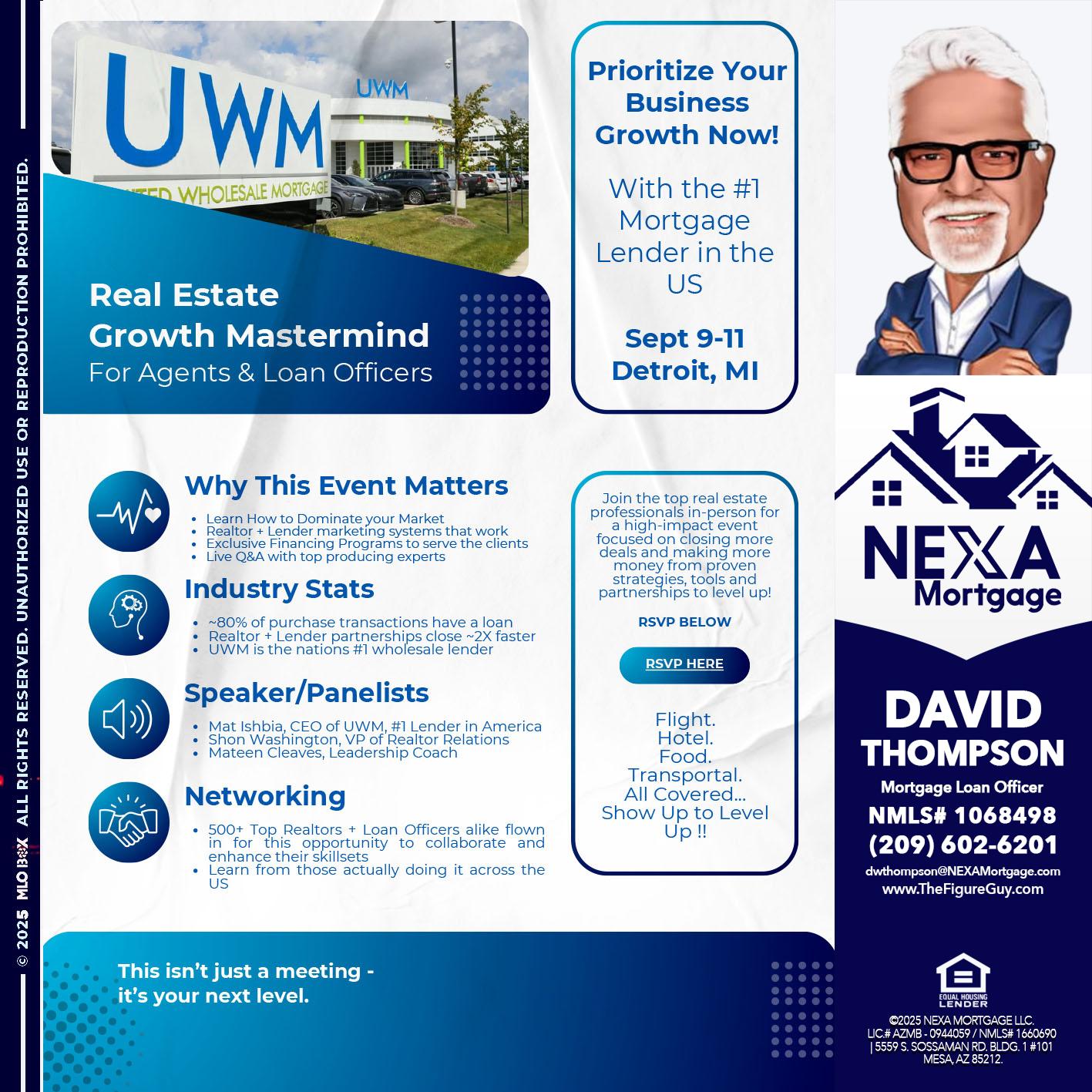 DETROIT TRIP - David Thompson -Mortgage Loan Officer