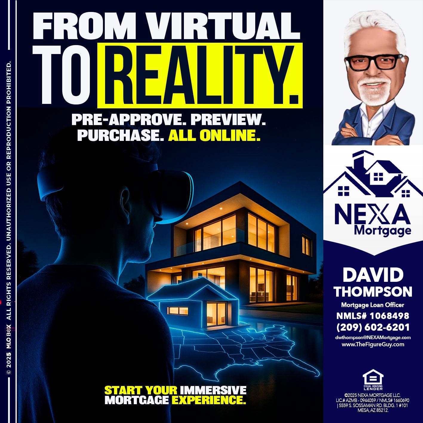 FROM VIRTUAL - David Thompson -Mortgage Loan Officer