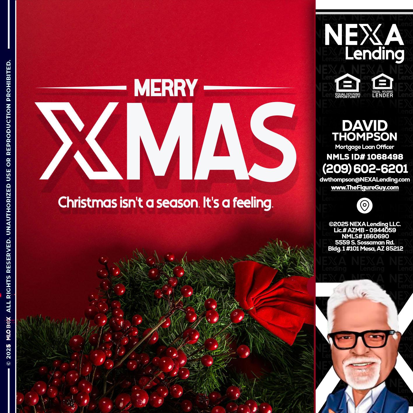 merry xmas - David Thompson -Mortgage Loan Officer