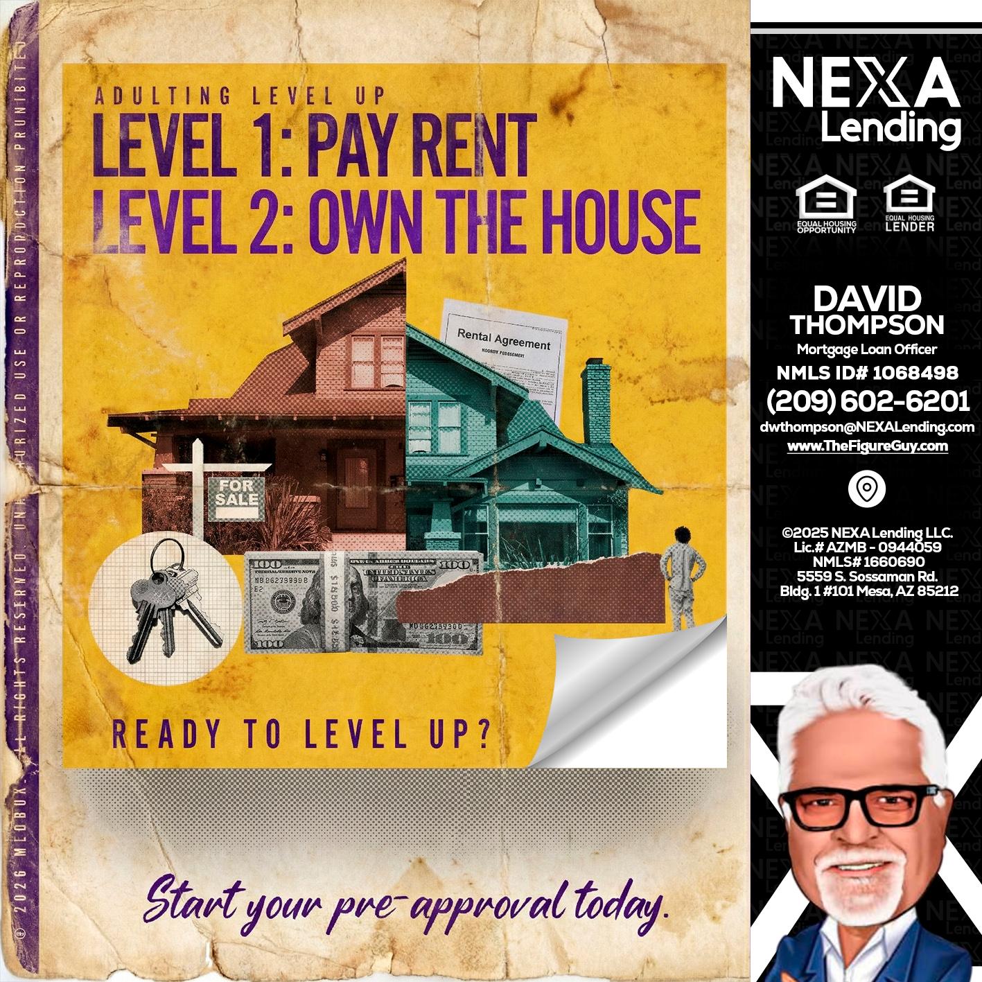 LEVEL 1 - David Thompson -Mortgage Loan Officer