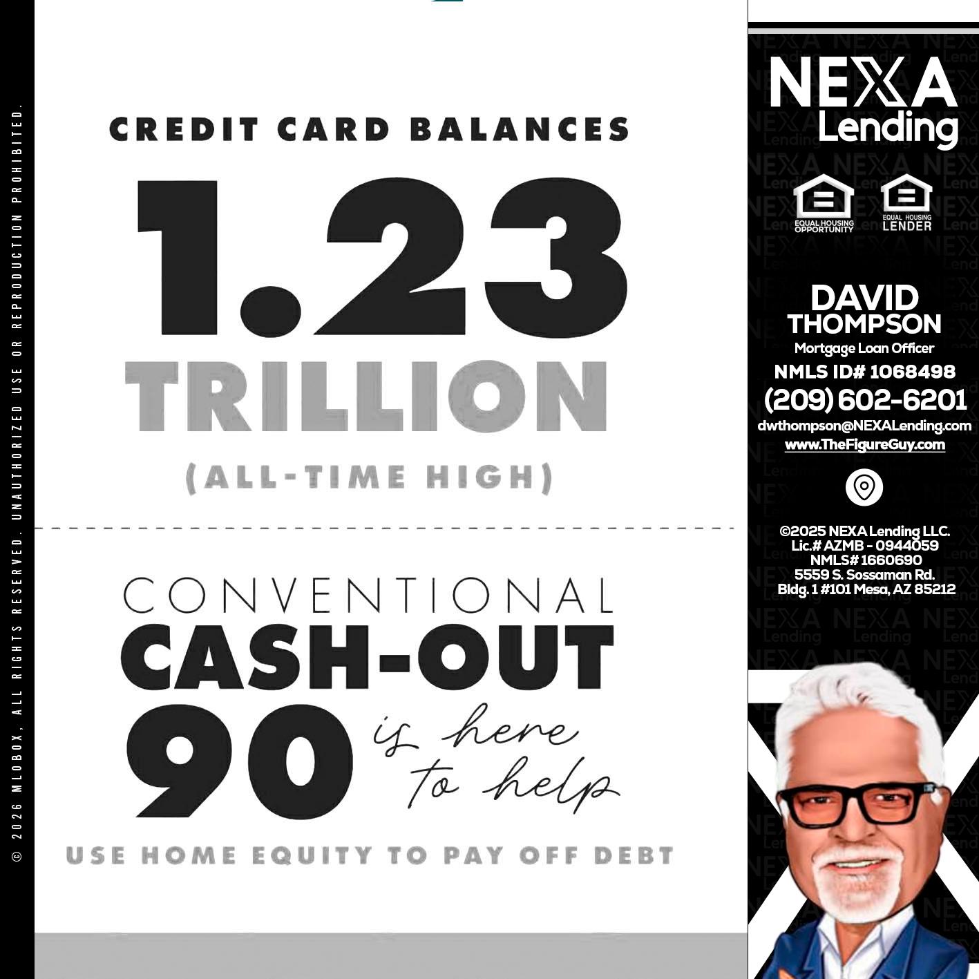 CREDIT CARD BALANCE - David Thompson -Mortgage Loan Officer