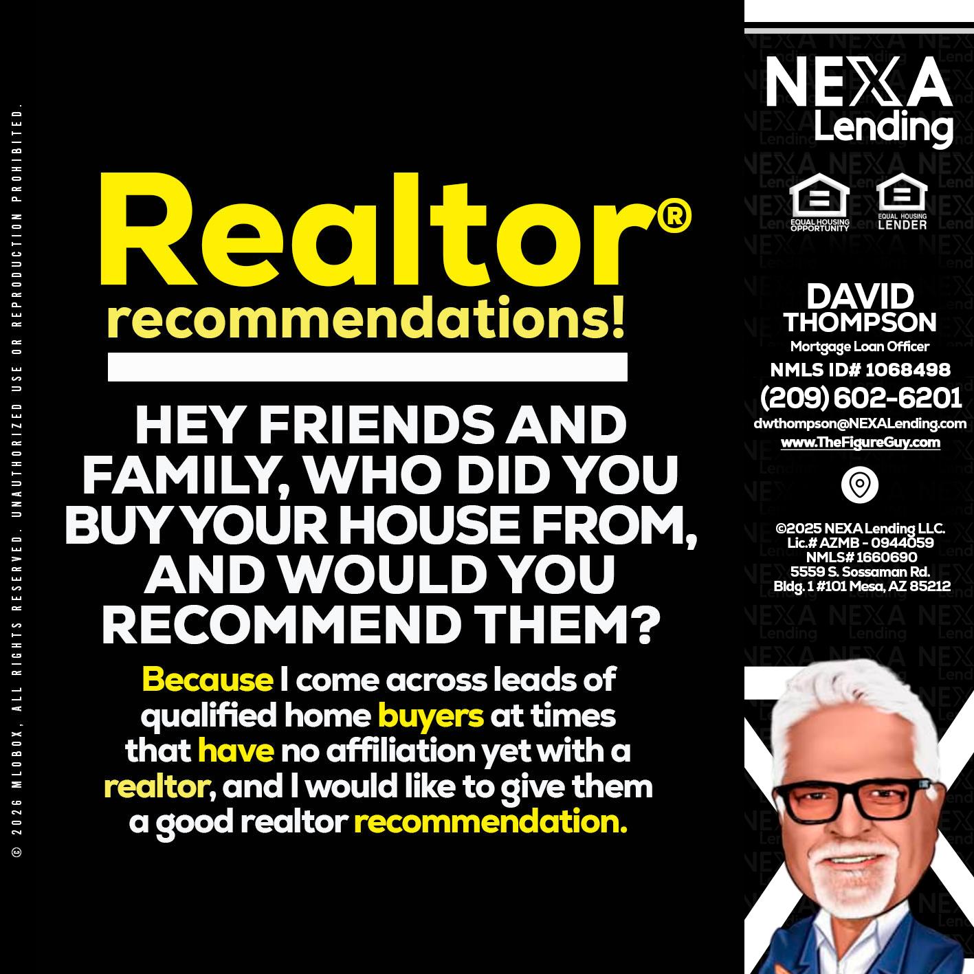 REALTOR - David Thompson -Mortgage Loan Officer