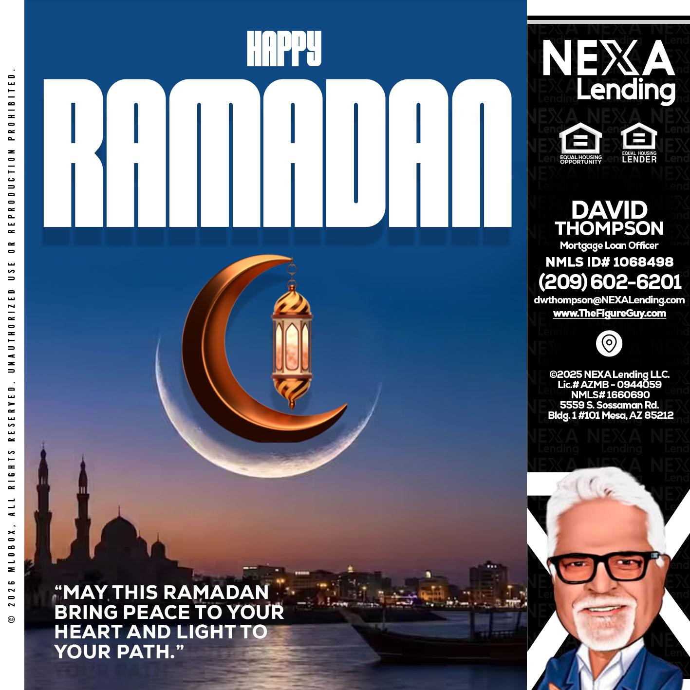 RAMADAN - David Thompson -Mortgage Loan Officer