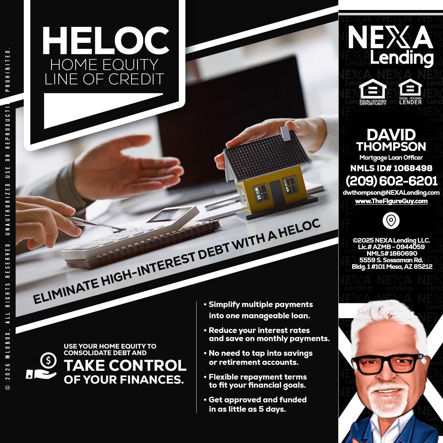 HELOC - David Thompson -Mortgage Loan Officer