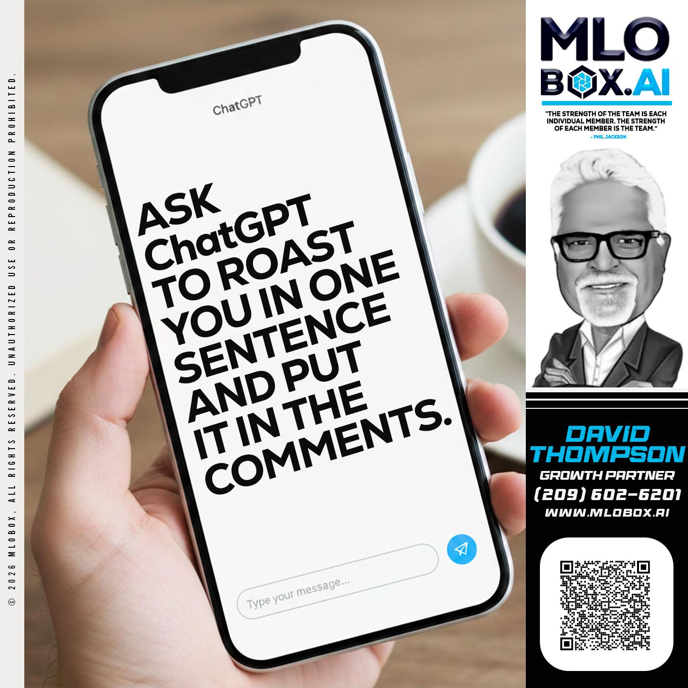 ASK CHAT GPT - David Thompson -Mortgage Loan Officer