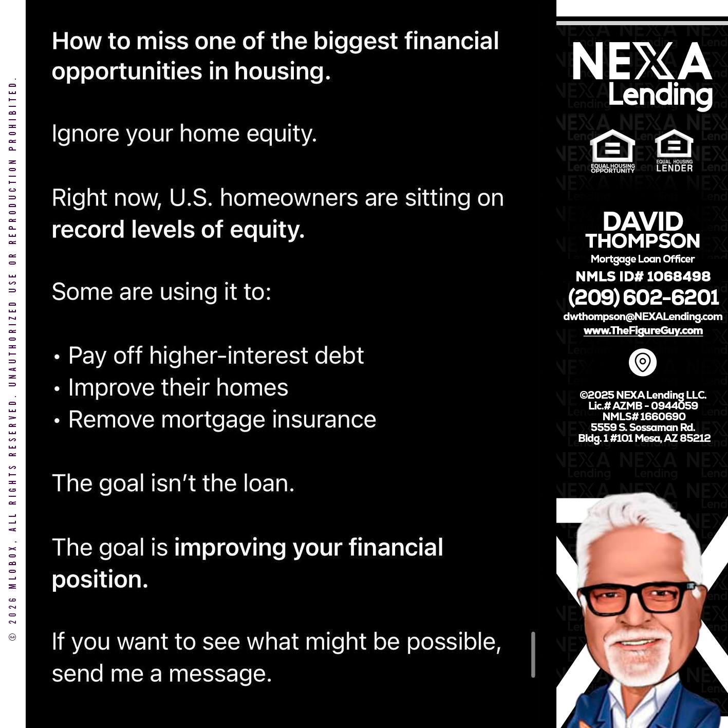 how to miss - David Thompson -Mortgage Loan Officer