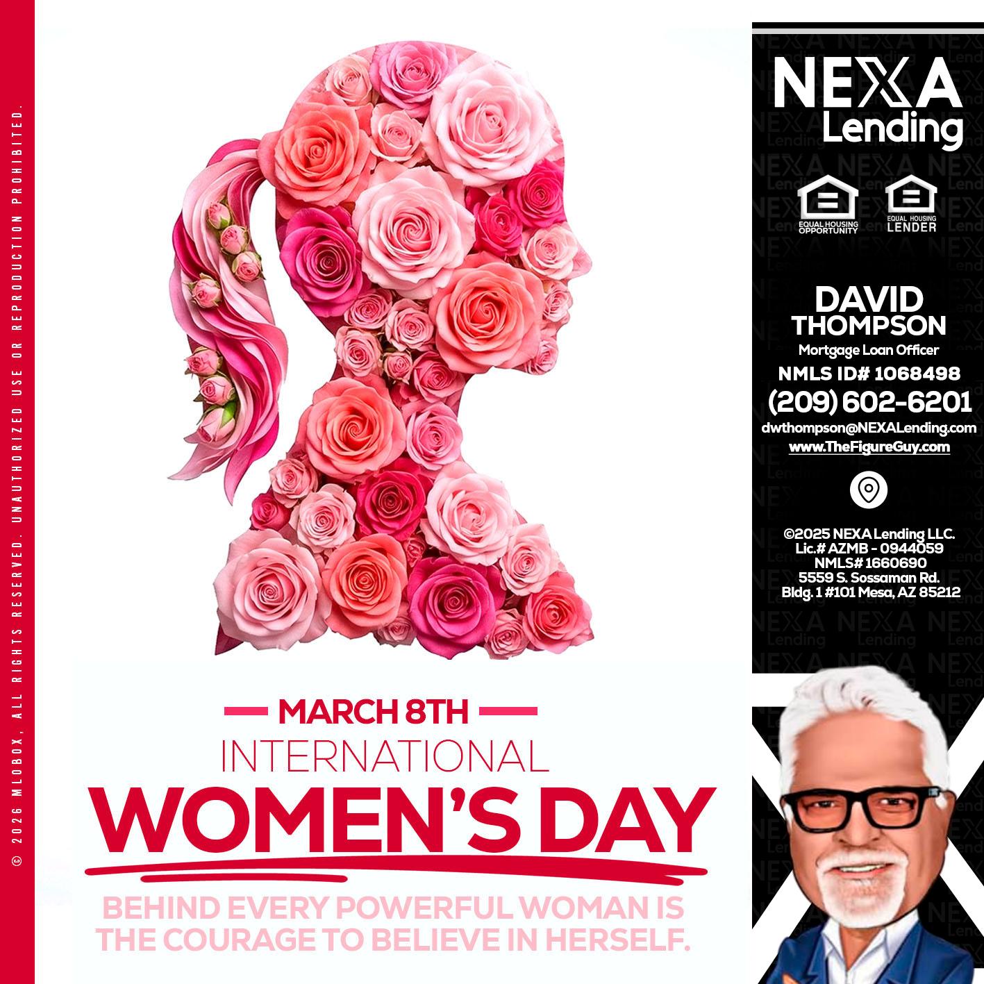 MARCH 8TH - David Thompson -Mortgage Loan Officer