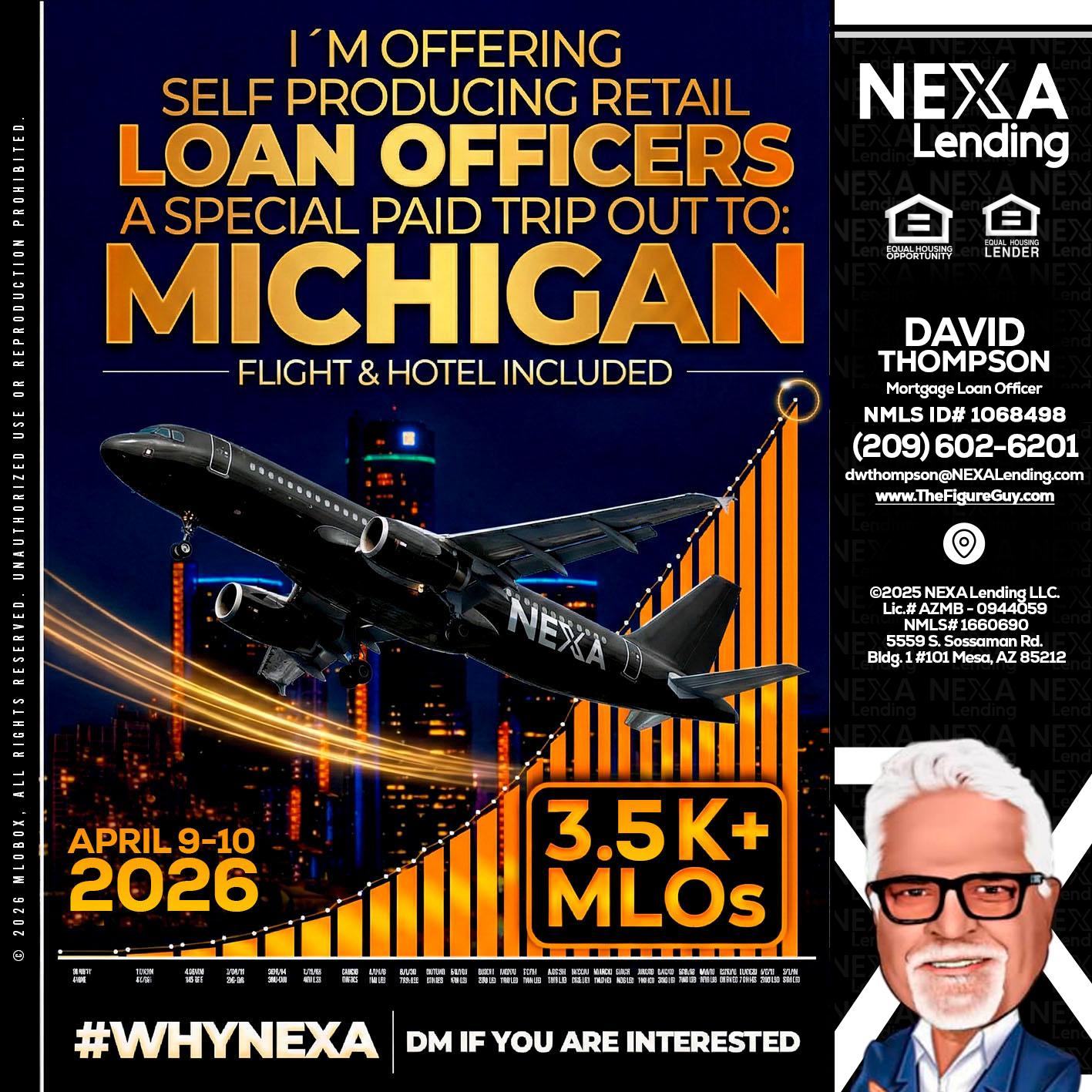 3.5K - David Thompson -Mortgage Loan Officer