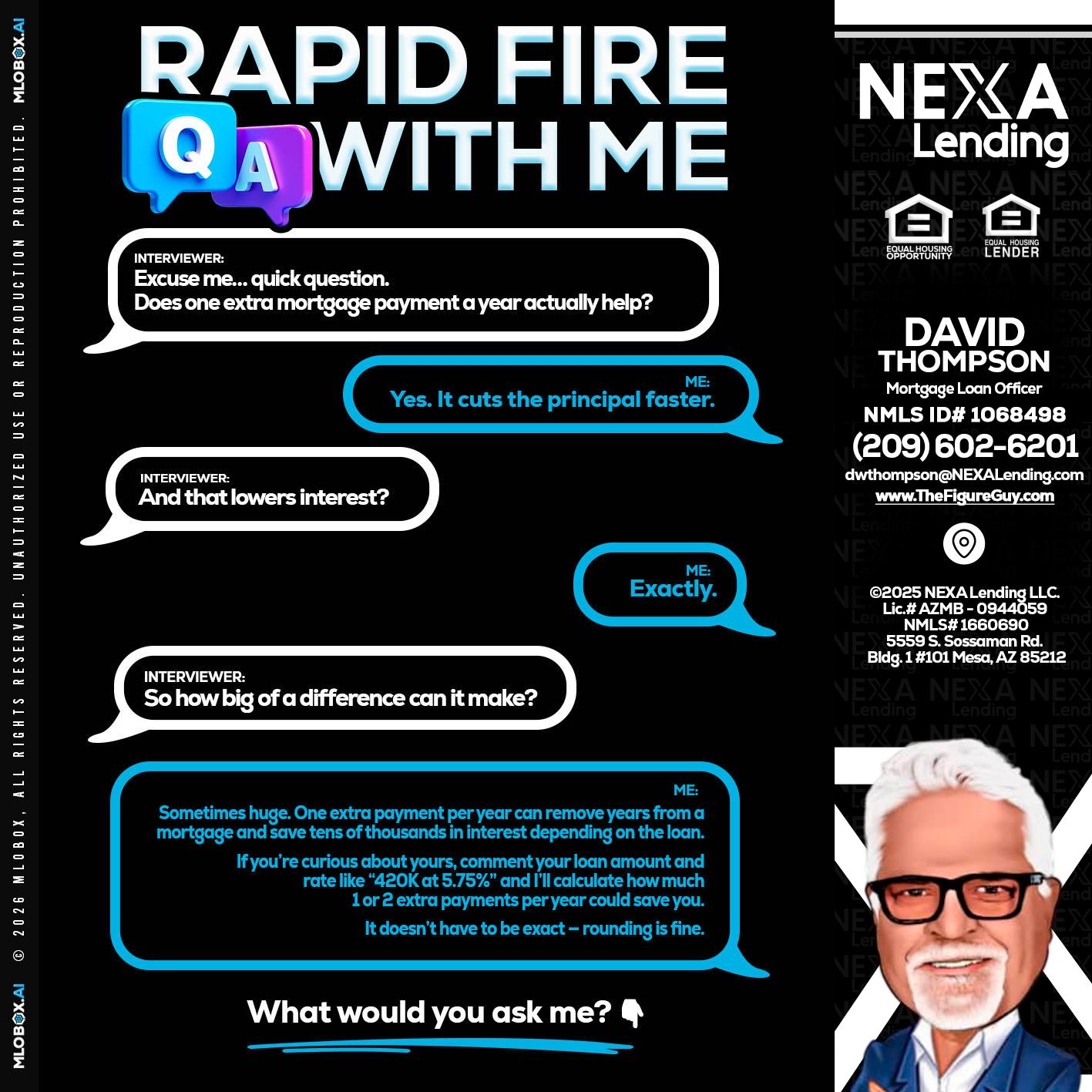 RAPID Q&A - David Thompson -Mortgage Loan Officer
