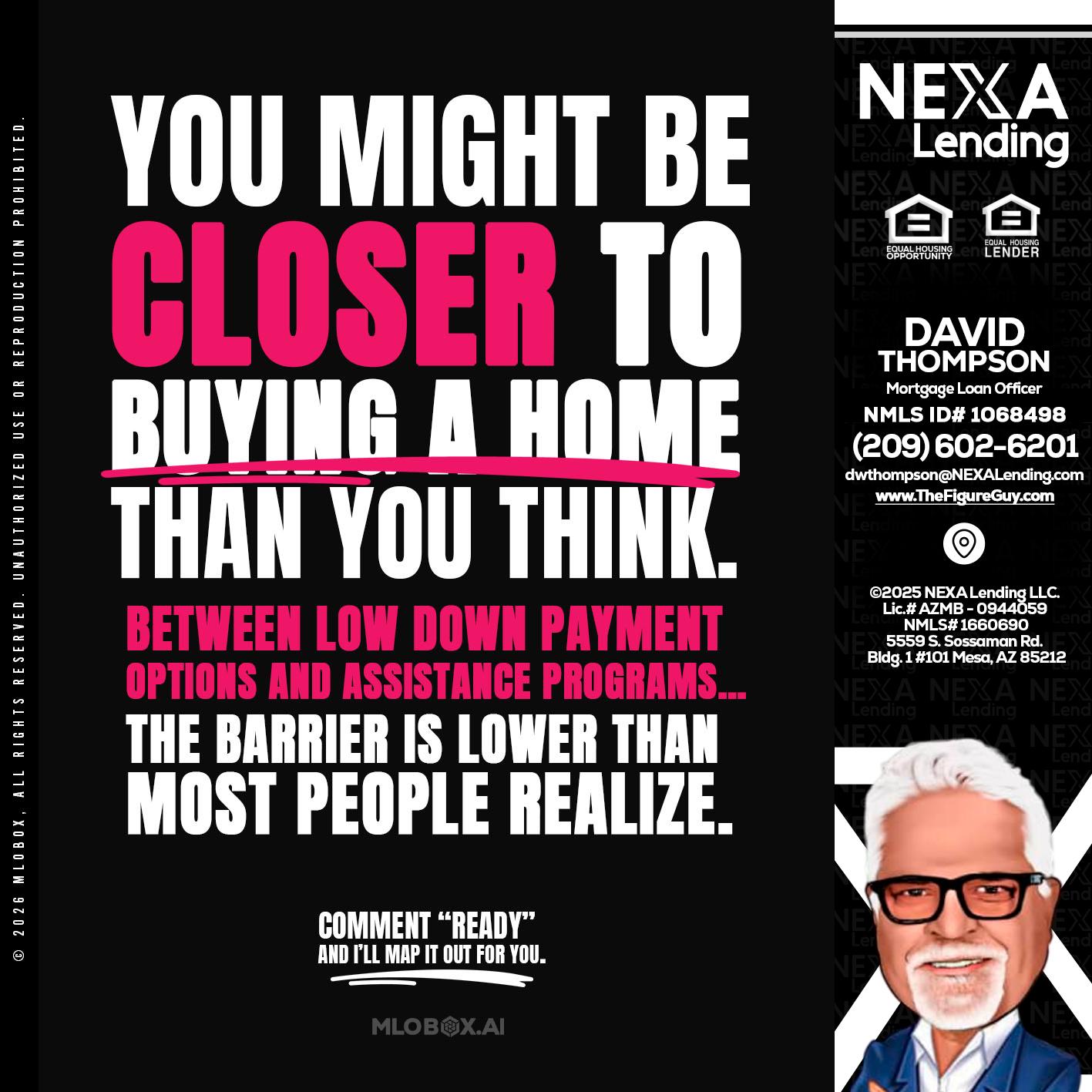 YOU MIGHT BE - David Thompson -Mortgage Loan Officer