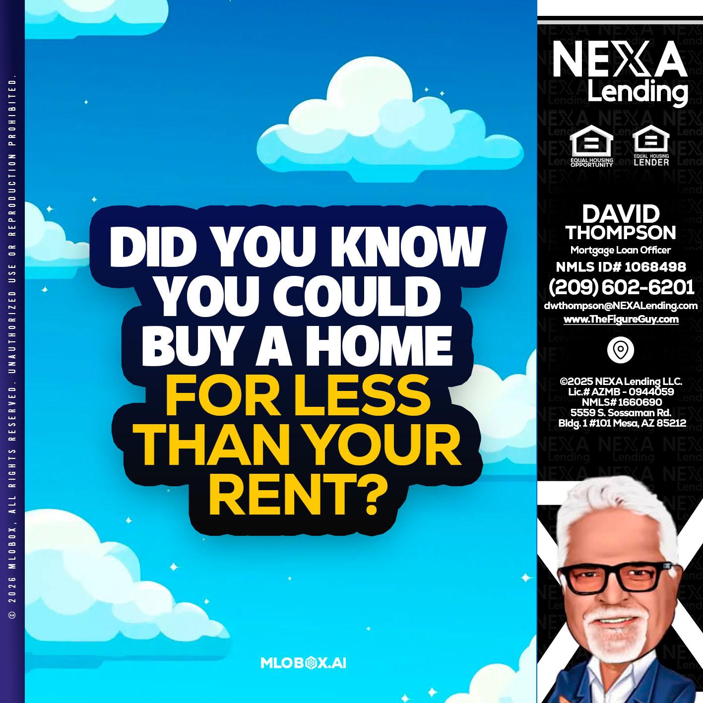 DID YOU KNOW - David Thompson -Mortgage Loan Officer