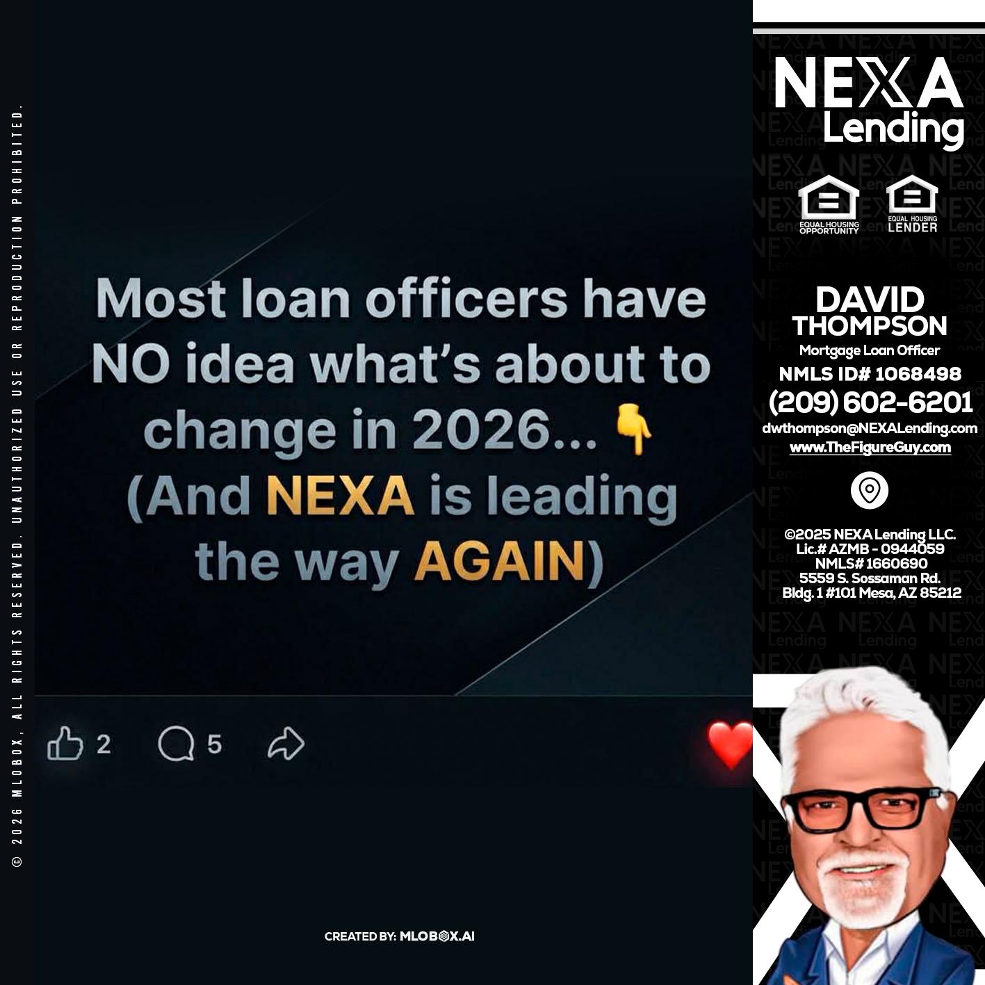 most loan officers - David Thompson -Mortgage Loan Officer