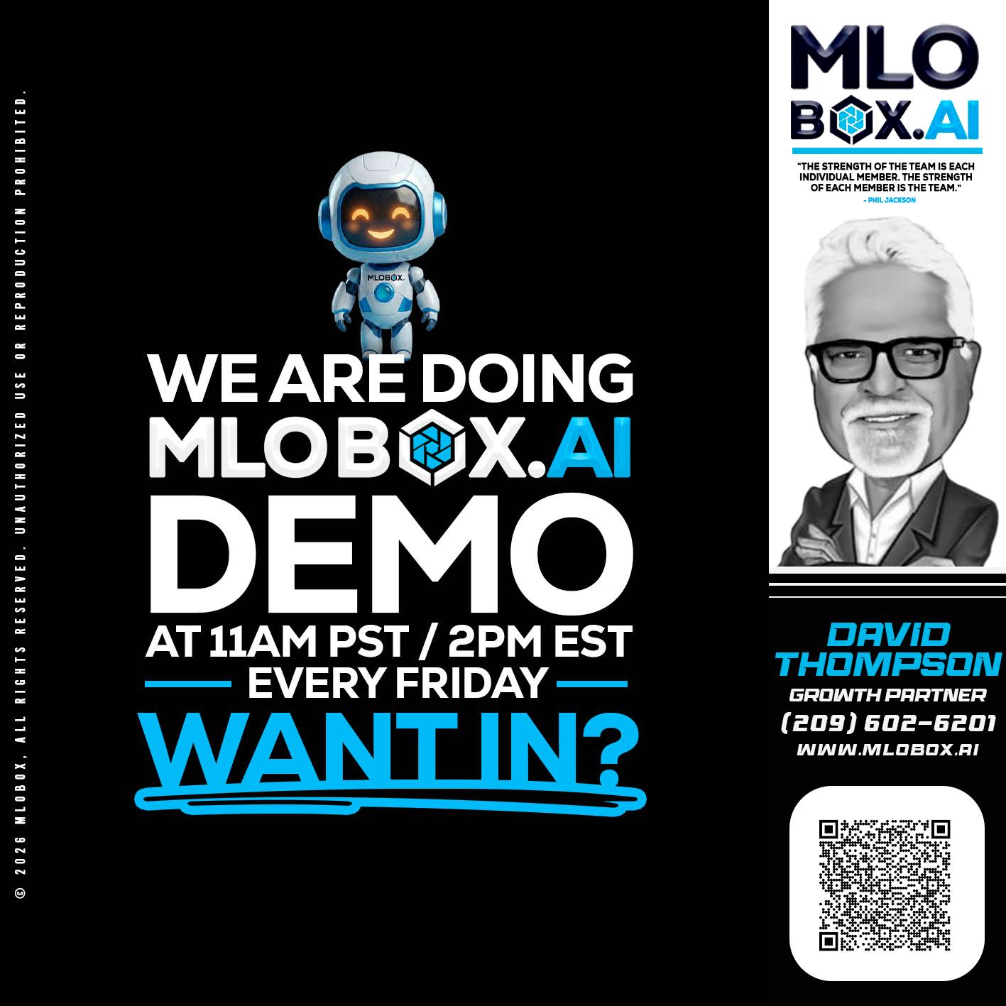 WE ARE DOING - David Thompson -Mortgage Loan Officer