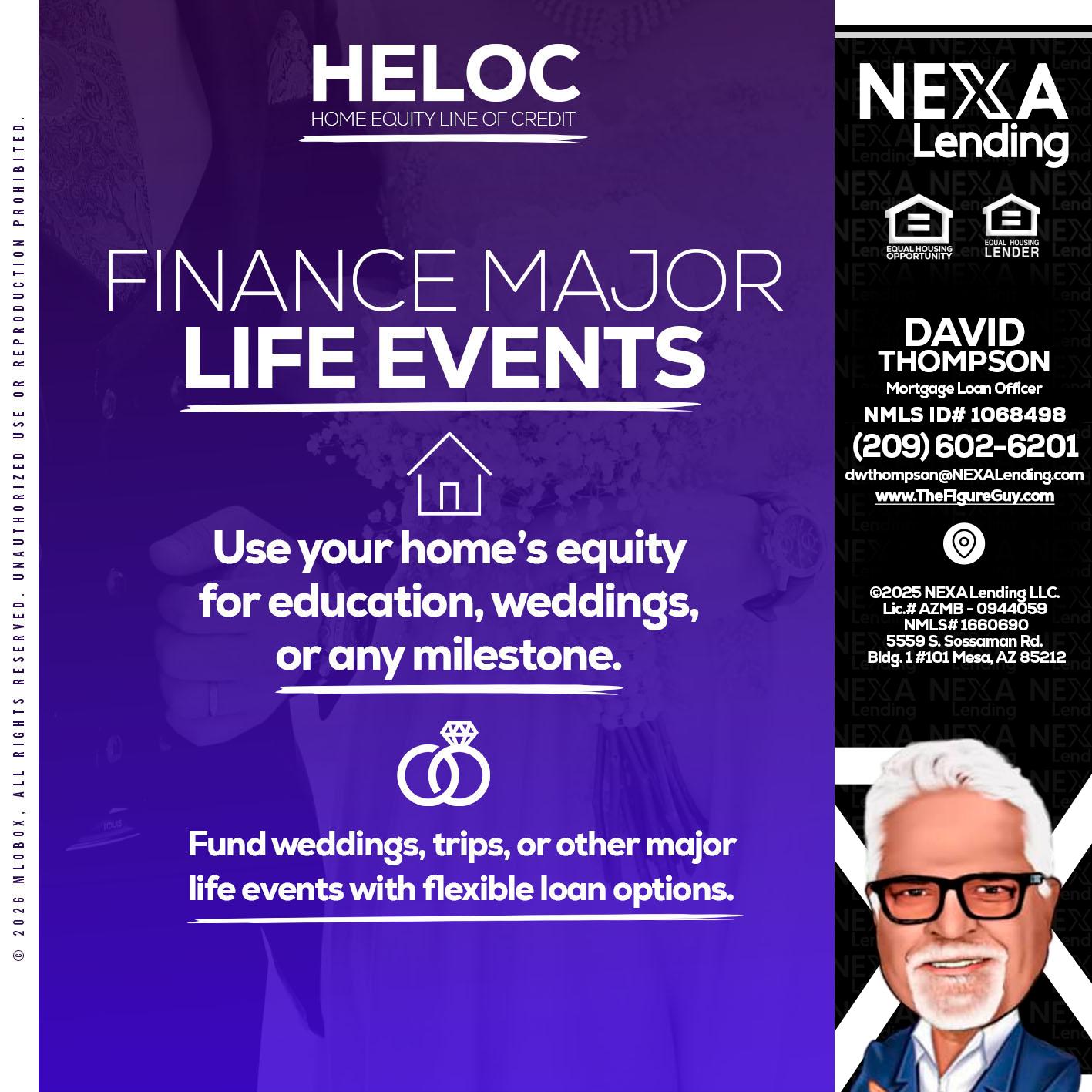 HELOC - David Thompson -Mortgage Loan Officer