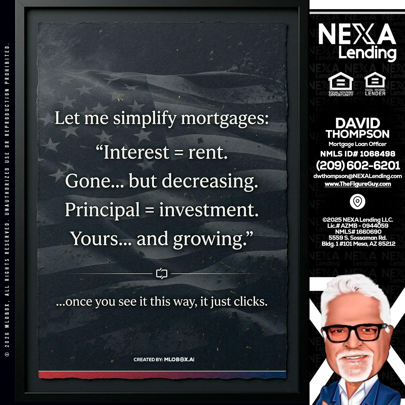 LET ME SIMPLIFY - David Thompson -Mortgage Loan Officer