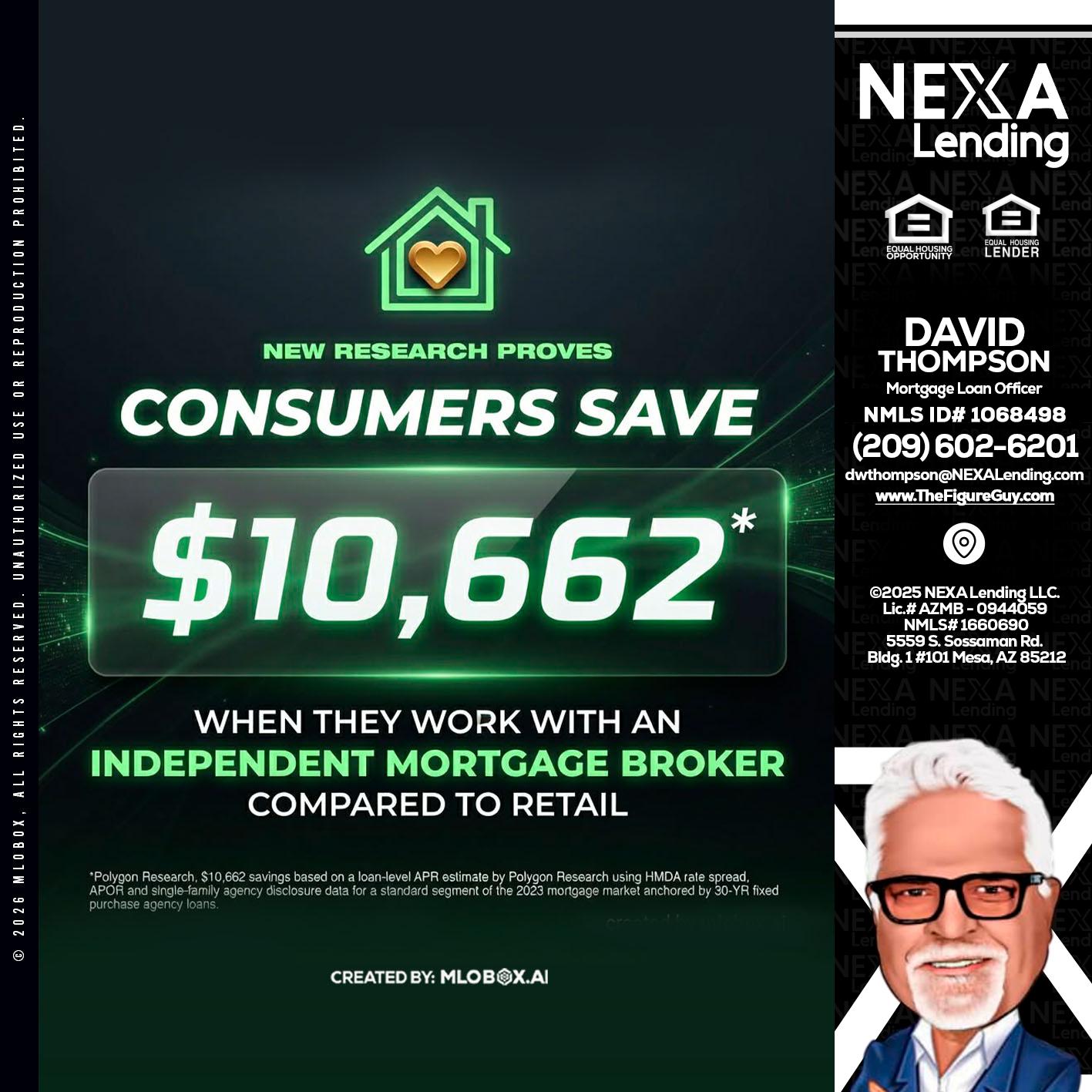 10,662 - David Thompson -Mortgage Loan Officer