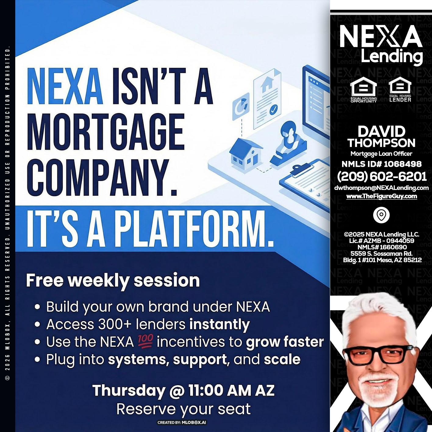 NEXA ISNT - David Thompson -Mortgage Loan Officer