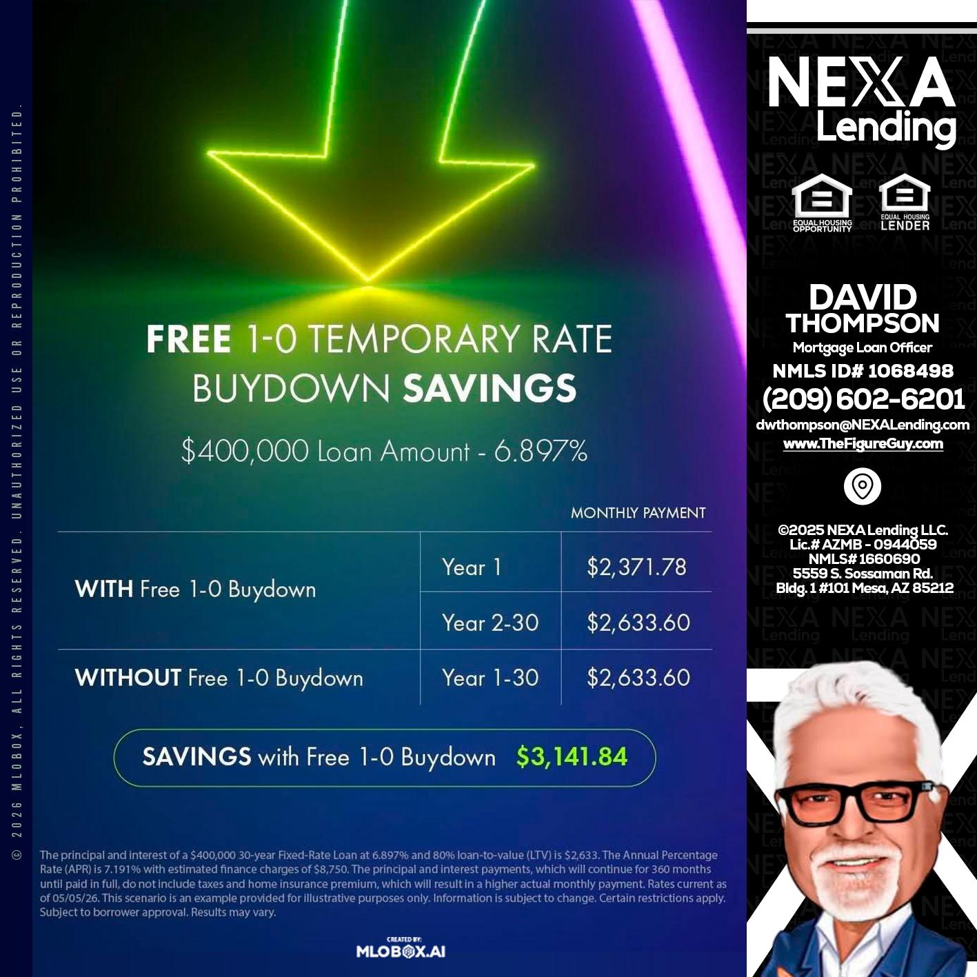 BUYDOWN - David Thompson -Mortgage Loan Officer