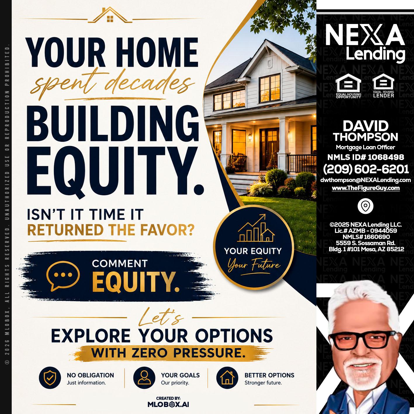 building equity - David Thompson -Mortgage Loan Officer