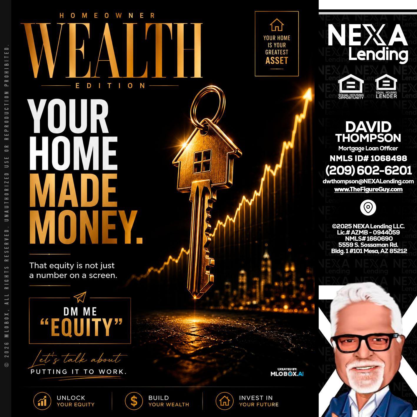 YOUR HOME MADE - David Thompson -Mortgage Loan Officer