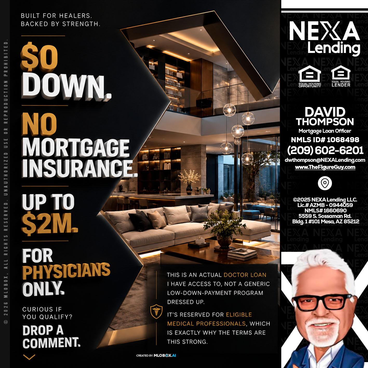 $0 DOWN - David Thompson -Mortgage Loan Officer